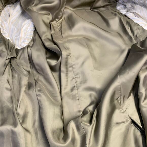 ERMENEGILDO ZEGNA Size 44 Long Grey Blue Houndstooth Wool Sport Coat - Picture 7 of 8